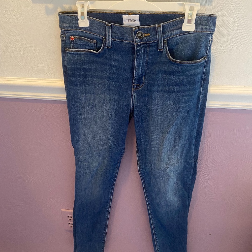 Hudson Skinny Jeans Medium Wash